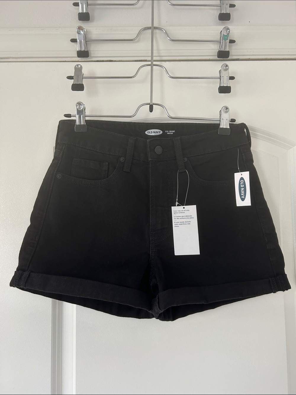 Old Navy O.G Short
High Rise
Black Cuffed Denim Shorts
